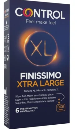 Control Finissimo XL Profilattici Extra Large 6 Pezzi