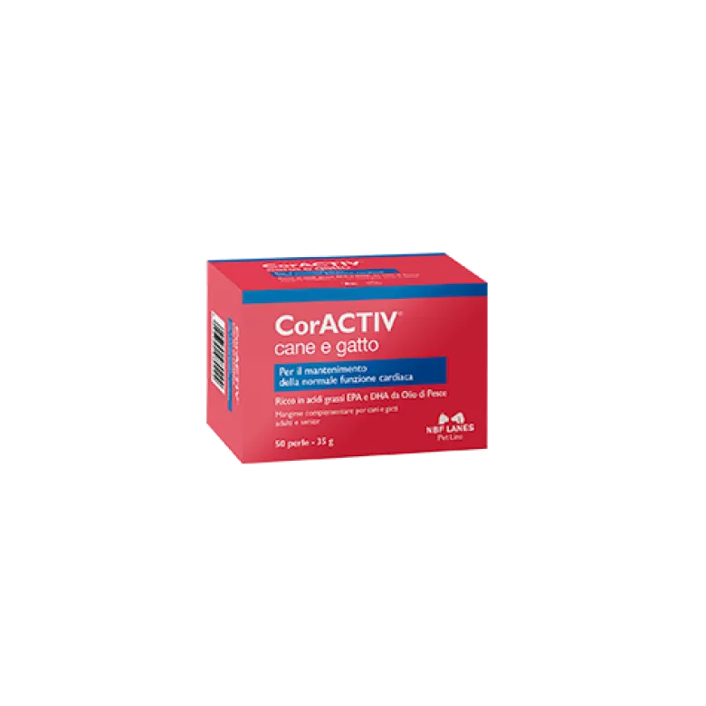 Coractiv Integratore Di Acidi Grassi Omega3 Cani e Gatti 50 Perle