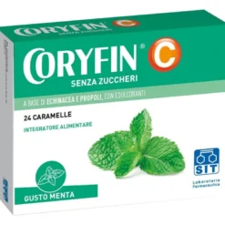 Coryfin C Senza Zucchero Caramelle Al Mentolo Integratore 24 Pezzi