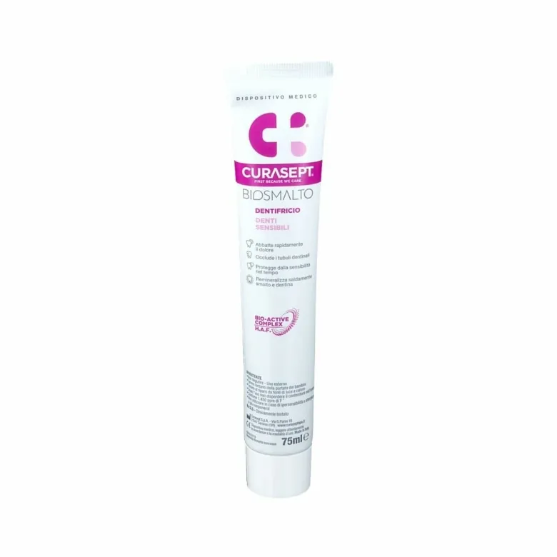 Curasept Biosmalto Denti Sensibili Dentifricio 75 ml