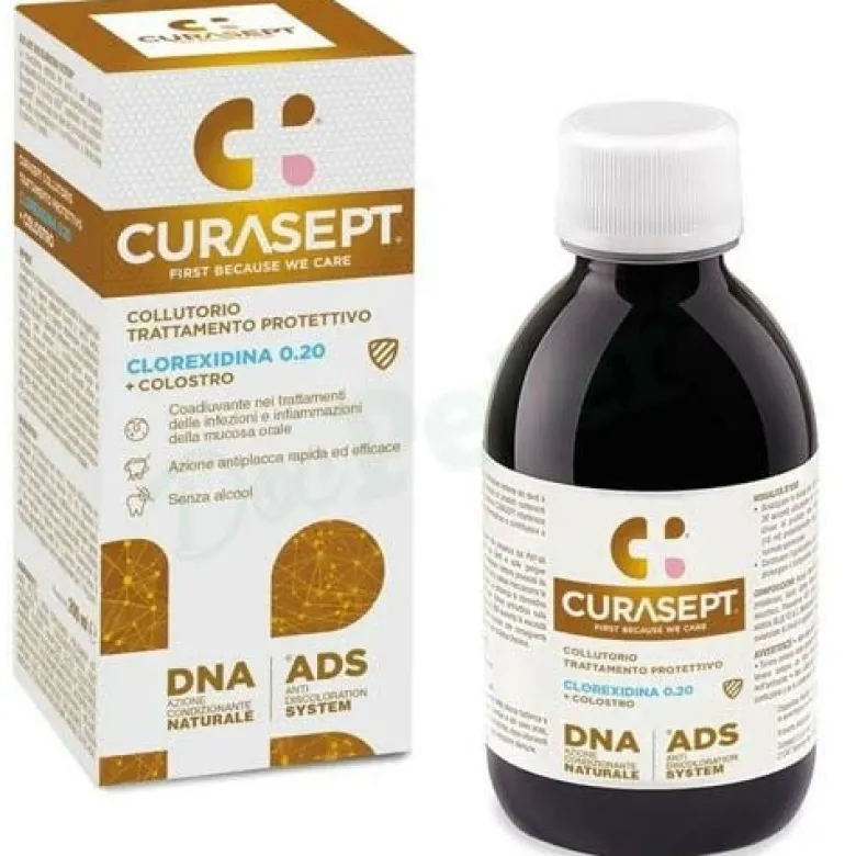 Curasept Collutorio ADS + DNA Trattamento Protettivo 200 ml
