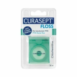 Curasept Floss PFTE Filo Interdentale con Clorexidina 35 m