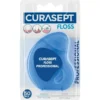 Curasept Floss Professional Filo Interdentale con Passafilo e Spugna 50 m