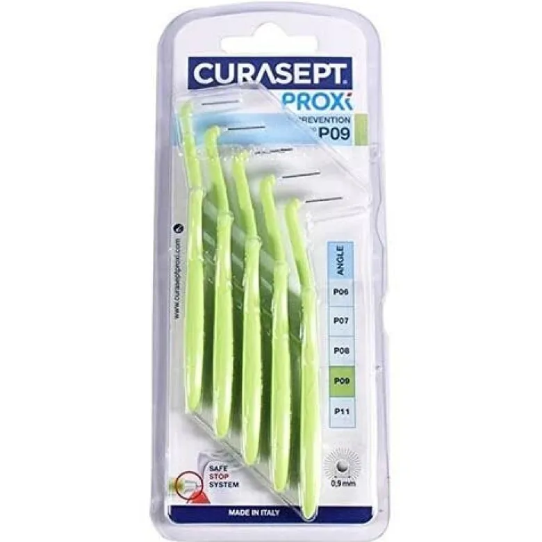 Curasept Proxi Angle Prevention P09 ISO 2 Verde Chiaro 5 Pezzi