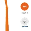 Curasept Proxi Angle Treatment T14 ISO 4 Scovolino Arancio 5 Pezzi