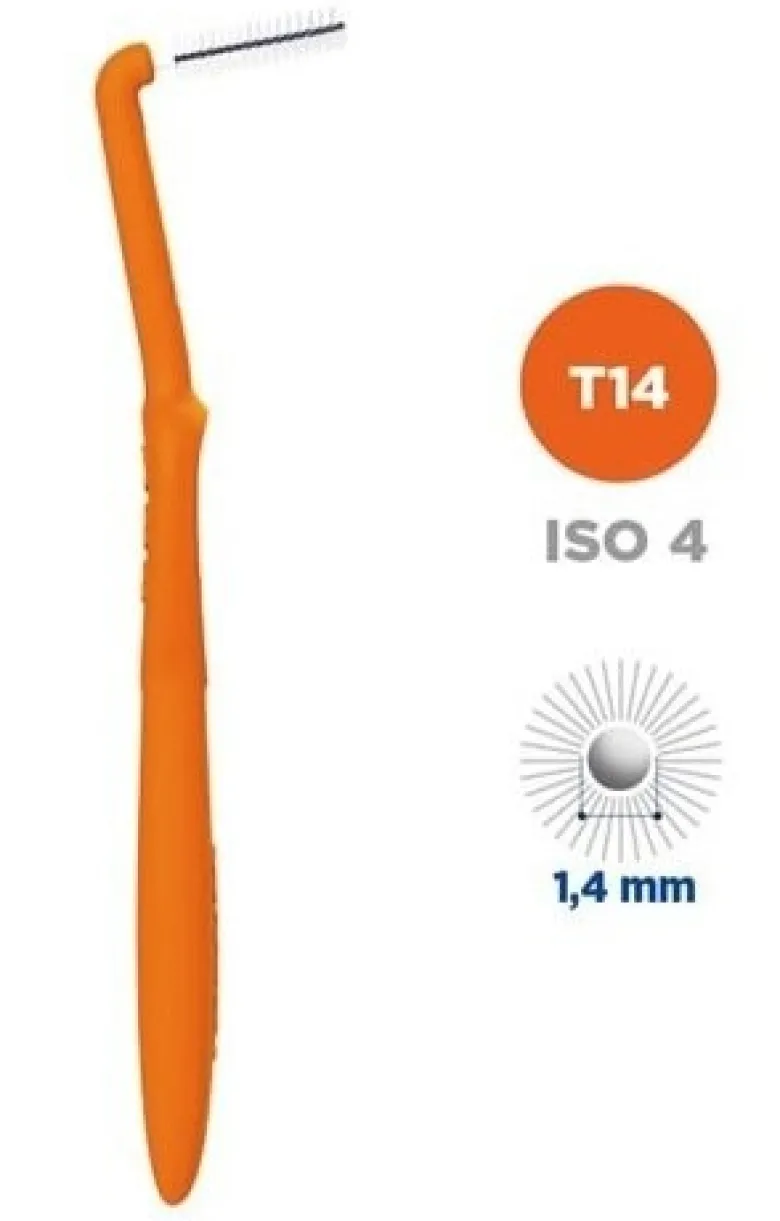 Curasept Proxi Angle Treatment T14 ISO 4 Scovolino Arancio 5 Pezzi