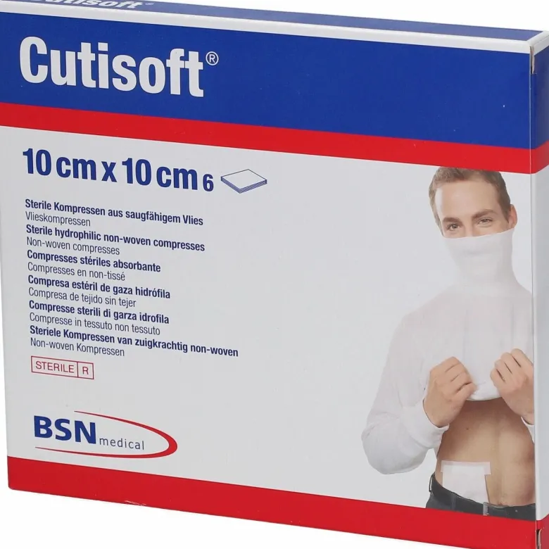 Cutisoft Garza Idrofila 10x10 cm 6 Compresse Sterili