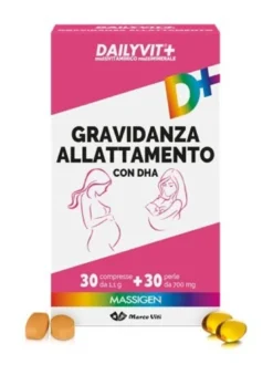 Dailyvit+ gravidanza allattamento con dha multivitaminico emultiminerale 30 compresse + 30 perle