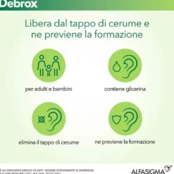 Debrox Gocce Auricolari Rimozione tappo di Cerume 15 ml