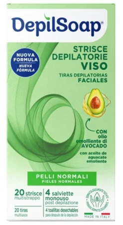 Depilsoap strisce viso nor12 pezzi