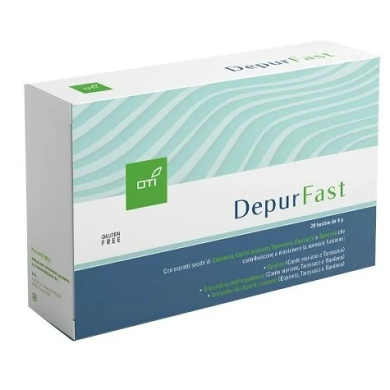 DepurFast Integratore Alimentare ad Azione Drenante 20 Bustine