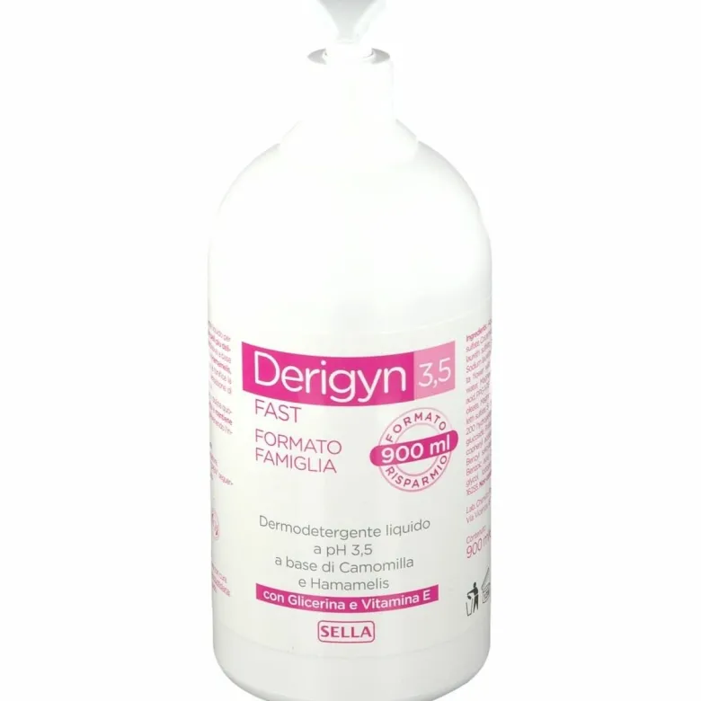 Derigyn Fast 3.5 Detergente Liquido Intimo Formato Famiglia 900 ml
