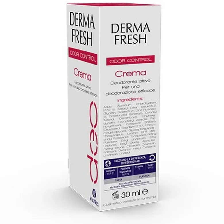 Dermafresh Odor Control Crema Deodorante 30 ml