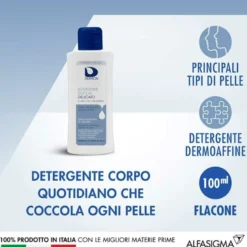 Dermon Detergente Doccia Delicato Formato Viaggio 100ml