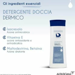 Dermon Detergente Doccia Dermico per Infezioni Microbiche 250ml