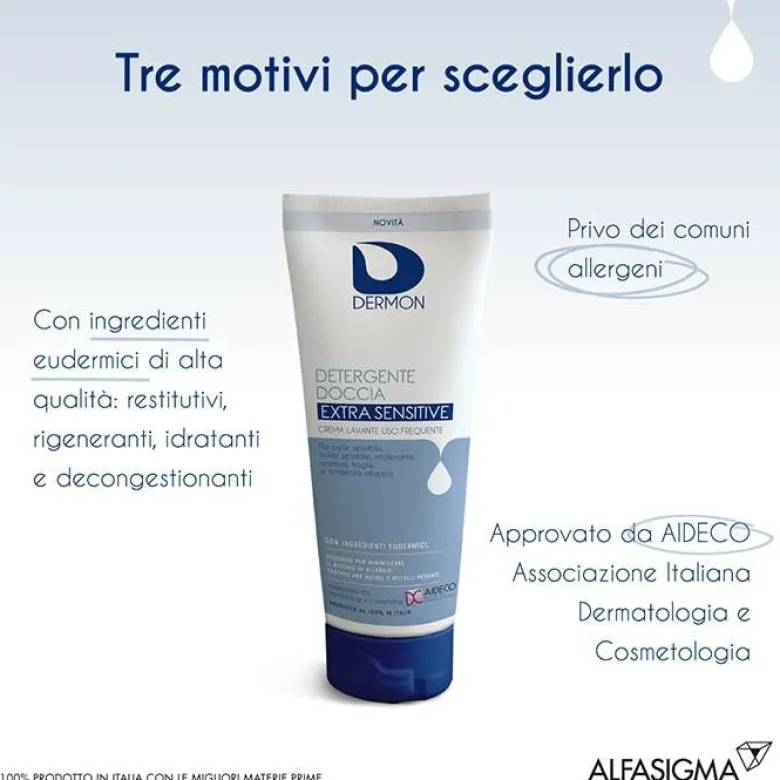 Dermon Detergente Doccia Extra Sensitive Pelli Delicate 250 ml