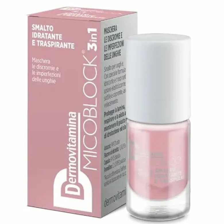 Dermovitamina Micoblock 3 In 1 Smalto Idratante Nude 5 ml