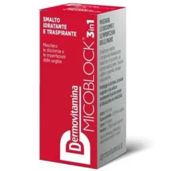 Dermovitamina Micoblock 3 In 1 Smalto Idratante Rosso 5 ml