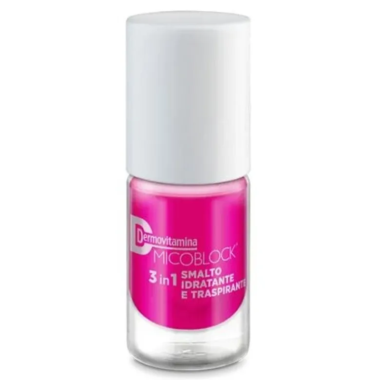 Dermovitamina Micoblock 3 In 1 Smalto Idratante Fuxia 5 ml