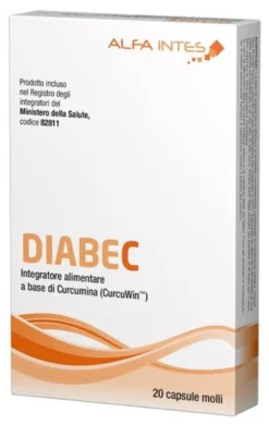 Diabec Integratore Antiossidante 20 Capsule Molli