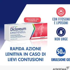 Dicloreum Ematosoll Gel ad Azione Antidolorifica 50ml