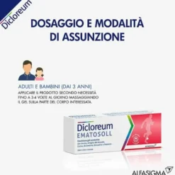 Dicloreum Ematosoll Gel ad Azione Antidolorifica 50ml