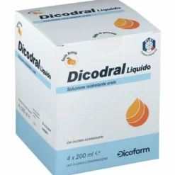 Dicodral Liquido Soluzione Reidratante Orale 4 x 200 ml