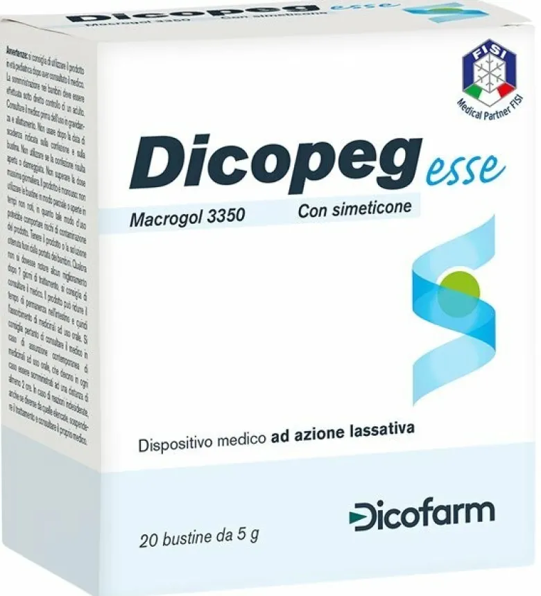 Dicopeg esse 20 buste 5 g macrogol 3350