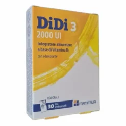 DiDi3 Vitamina D3 Integratore 2000 UI 30 Film Orodispersibili
