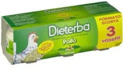 Dieterba omogeneizzato pollo 3 pezzi 80 g