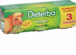 Dieterba omogeneizzato vitello 3 pezzi 80 g