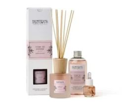 Diffusore bastoncini fiori di cotone 100 ml