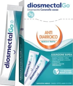 Diosmectal Go 12 Bustine - Sollievo Rapido per Disturbi Intestinali