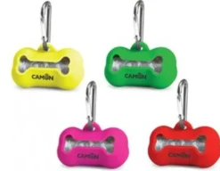 Dispenser silicone c/1x20 sacchetti fucsia