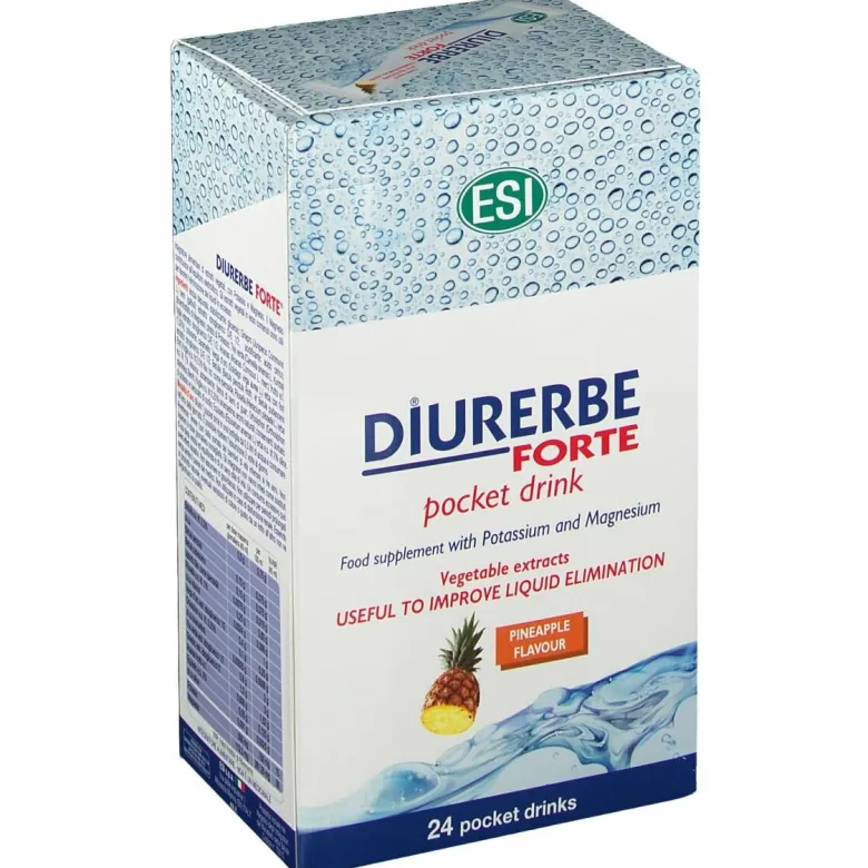 Diurerbe forte pocket drink ananas 24 x 20 ml