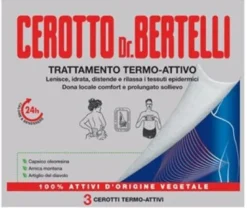 Dr bertelli cerotto termo-attivo 3 pezzi