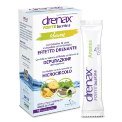 Drenax Forte Integratore Drenante Gusto Ananas 15 Bustine