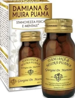 Dr. Giorgini Damiana e Muira Puama Integratore Tonico 100 Pastiglie