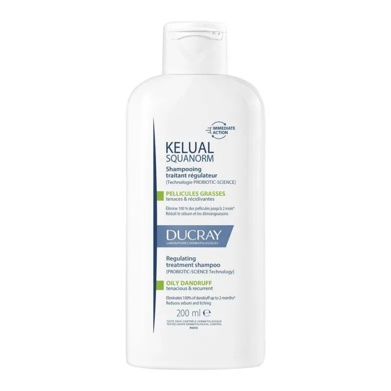 Ducray Kelual Squanorm Shampoo Anti Forfora Grassa 200 ml