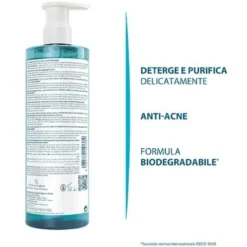 Ducray Keracnyl Gel Detergente Pelle Grassa e Acneica 400 ml