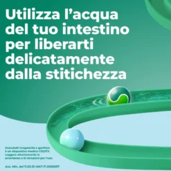 DulcoSoft Irregolarità e Gonfiore Lassativo Macrogol e Simeticone per Stitichezza e Pancia Gonfia 200g