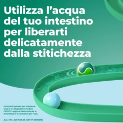 Dulcosoft Polvere per Soluzione Orale Lassativo Macrogol per Stitichezza 20 Bustine