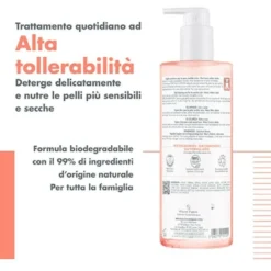 Eau Thermale Avène Xeracalm Nutrition Gel Detergente Pelle Secca 500ml