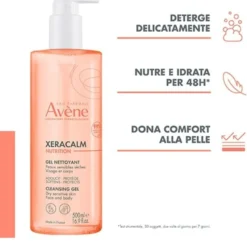 Eau Thermale Avène Xeracalm Nutrition Gel Detergente Pelle Secca 500ml