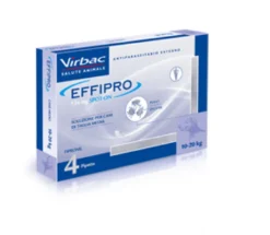 Effipro spot-on 4 pipette 1,34 ml cani da 10 a 20 kg