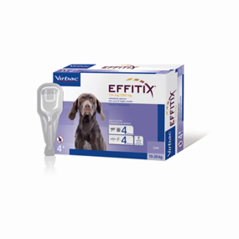 Effitix spot-on 4 pipette 2,20 ml cani da 10 a 20 kg