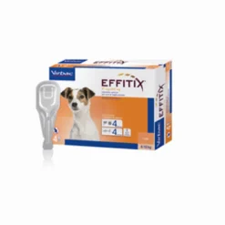 Effitix spot-on 4 pipette 1,10 ml cani da 4 a 10 kg