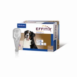 Effitix spot-on 4 pipette 6,60 ml cani da 40 a 60 kg