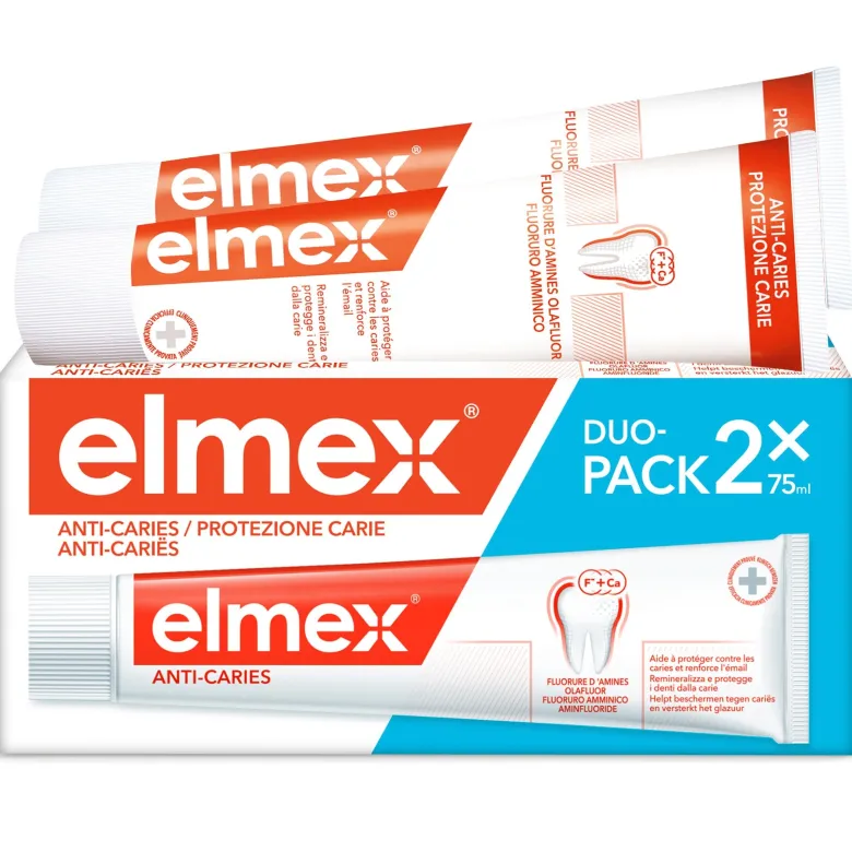 Elmex Dentifricio Protezione Carie 2x75 ml