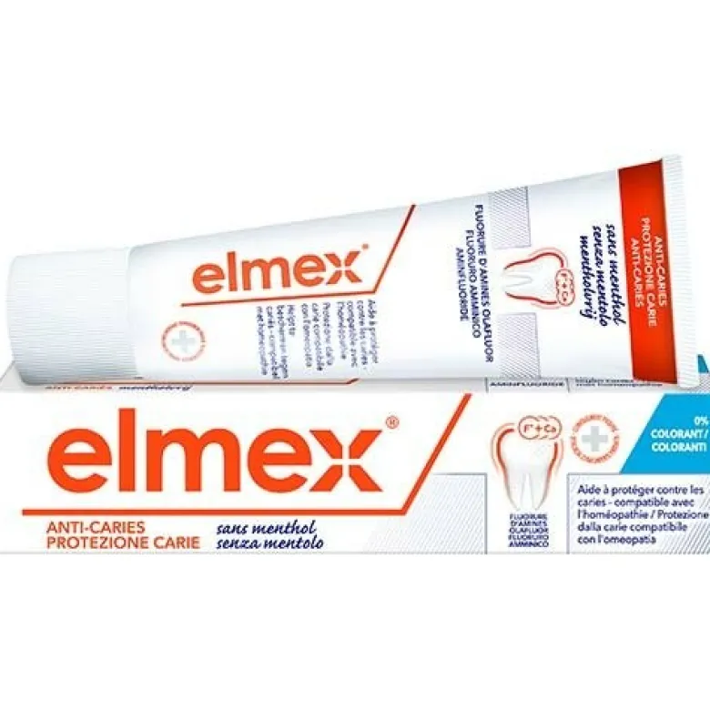 Elmex dentifricio senza mentolo 75 ml